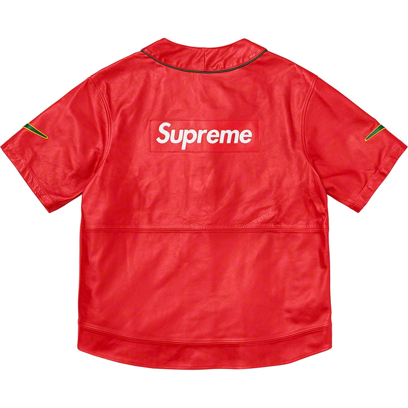 Supreme®/Nike® Leather Baseball Jersey view 5